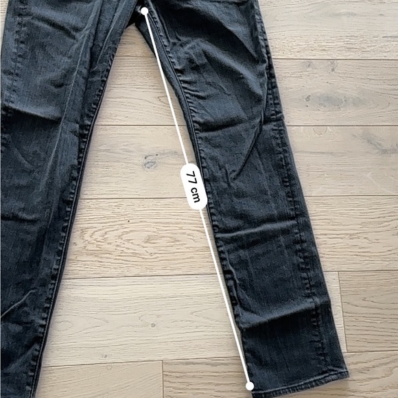 7For all humankind jeans (Earthkind stretch Tek slimmy tapered gray) sz 32 - Picture 6 of 7